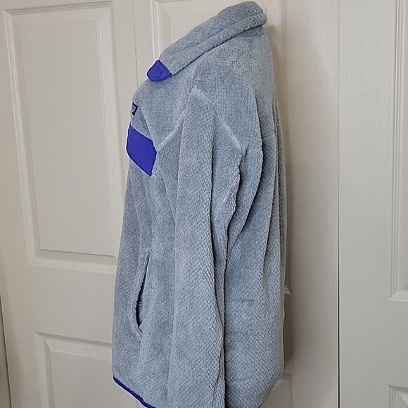 Patagonia Polartec Pullover in Gray and Blue Size Medium - Picture 3 of 6